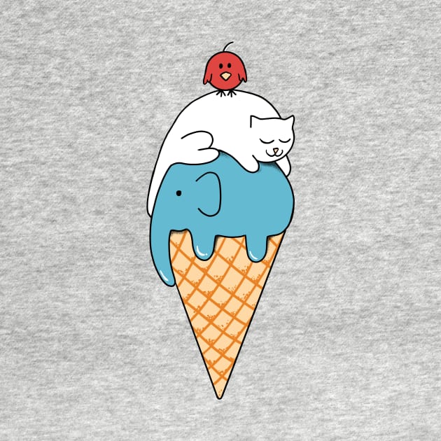 Animal ice cream by coffeeman